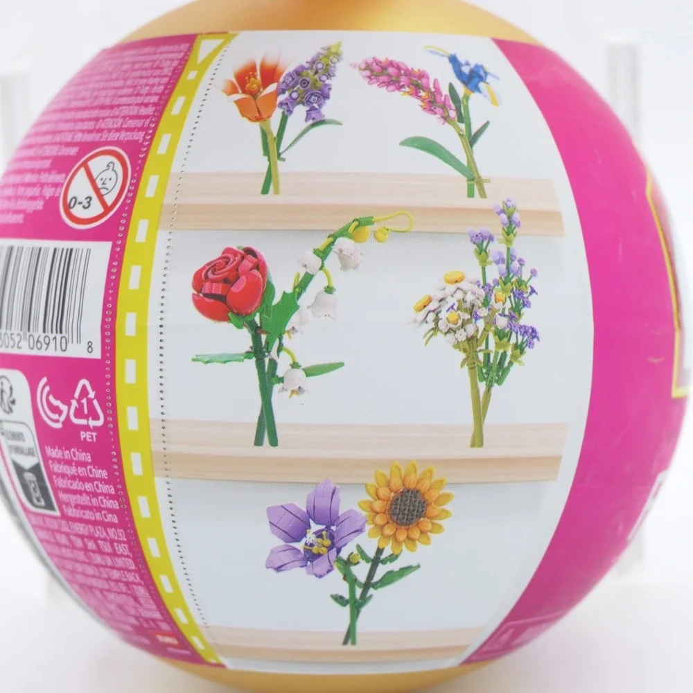 Zuru MAX Flowers Collection Capsule Building Toy 4 Pack - 204/212/232/243 Pcs